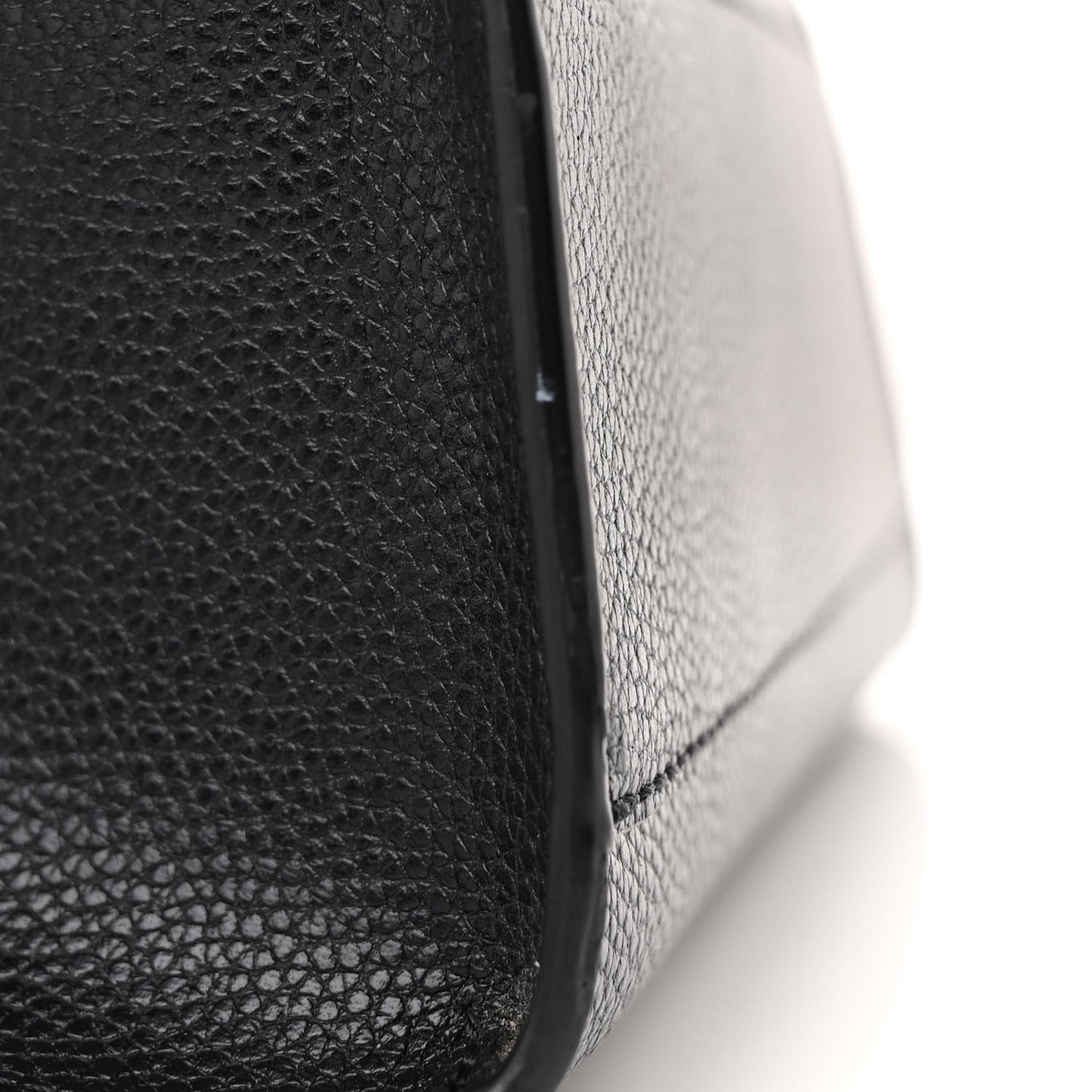 Calfskin Mini Grind Tote Bag Black