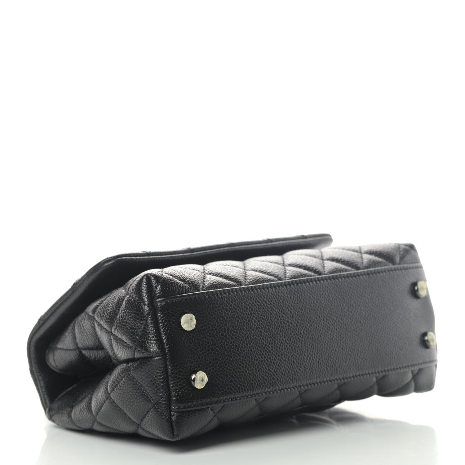 Chanel Caviar Quilted Mini Coco Handle Flap So Black 3 of 4