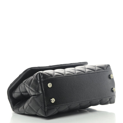 Chanel Caviar Quilted Mini Coco Handle Flap So Black 3 of 4