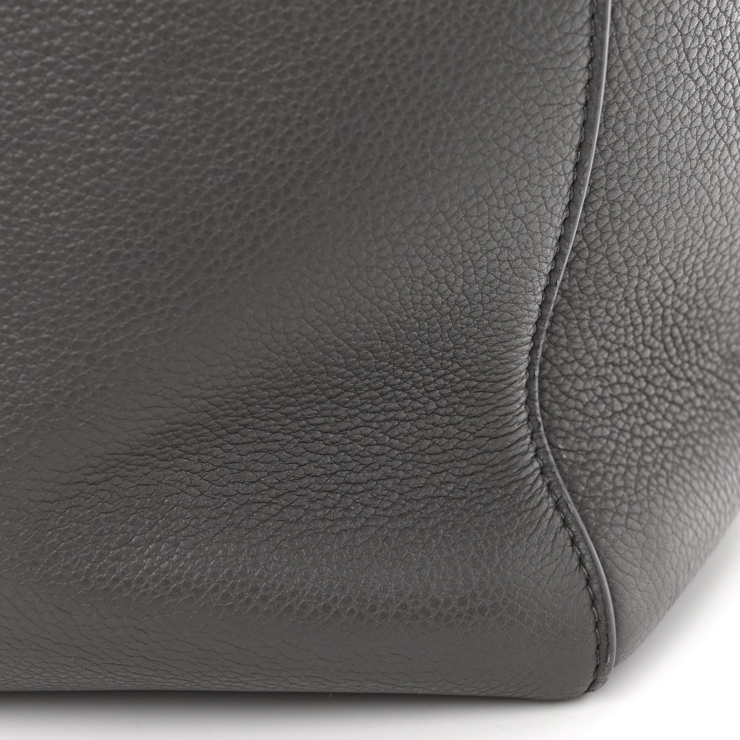 Celine Soft Grained Calfskin Sangle Bucket Bag Kohl 11 of 11