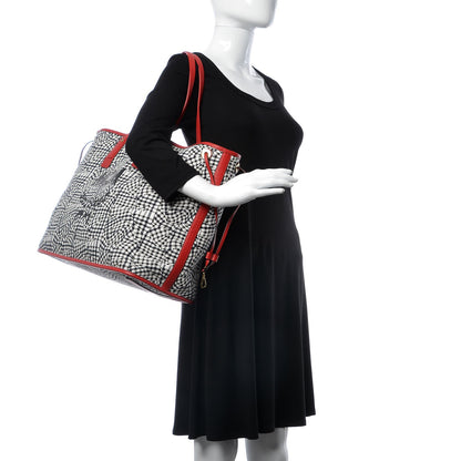 MCM Visetos Large Liz Reversible Shopper Tote Ruby Red 3 of 15