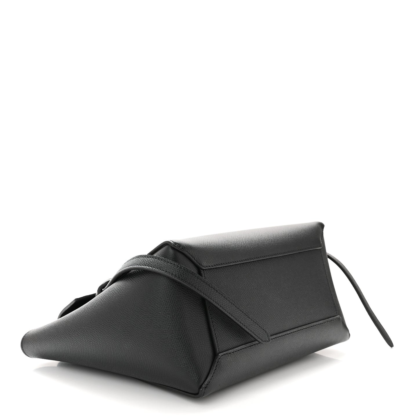 Grained Calfskin Micro Belt Bag Black