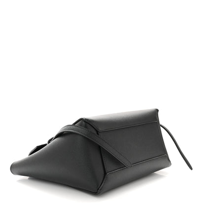 Celine Grained Calfskin Micro Belt Bag Black 3 of 9