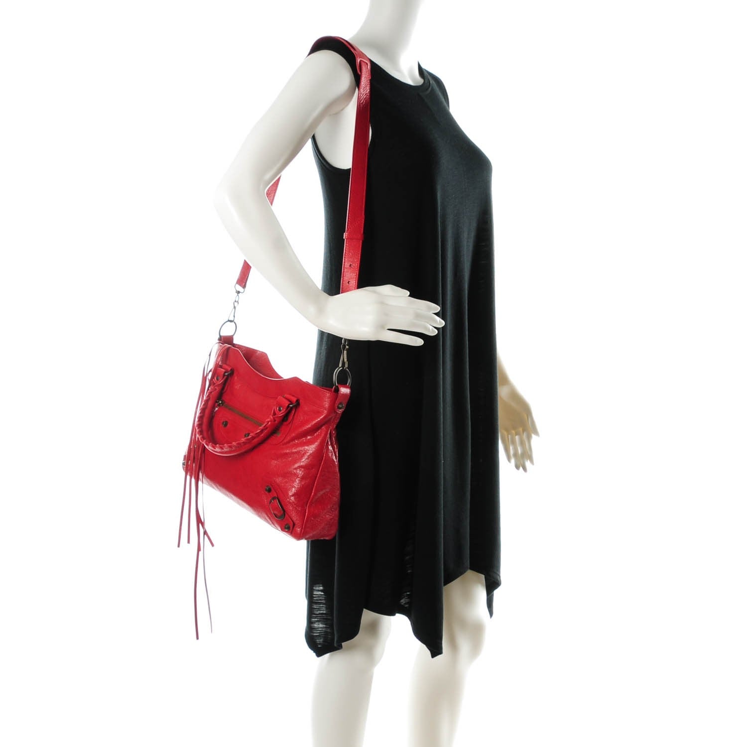 Balenciaga Agneau Classic Hardware Town Rouge Lipstick 2 of 7