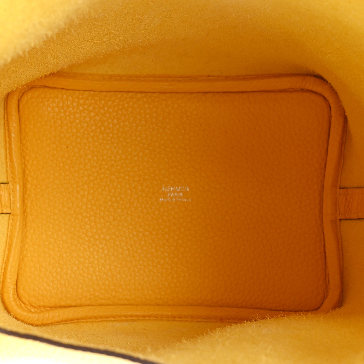 Hermes Taurillon Clemence Picotin Lock 18 PM Jaune De Naples 5 of 11