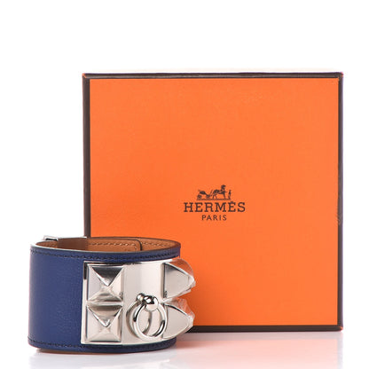 Hermes Swift Collier de Chien CDC Bracelet S Bleu Saphir 6 of 13