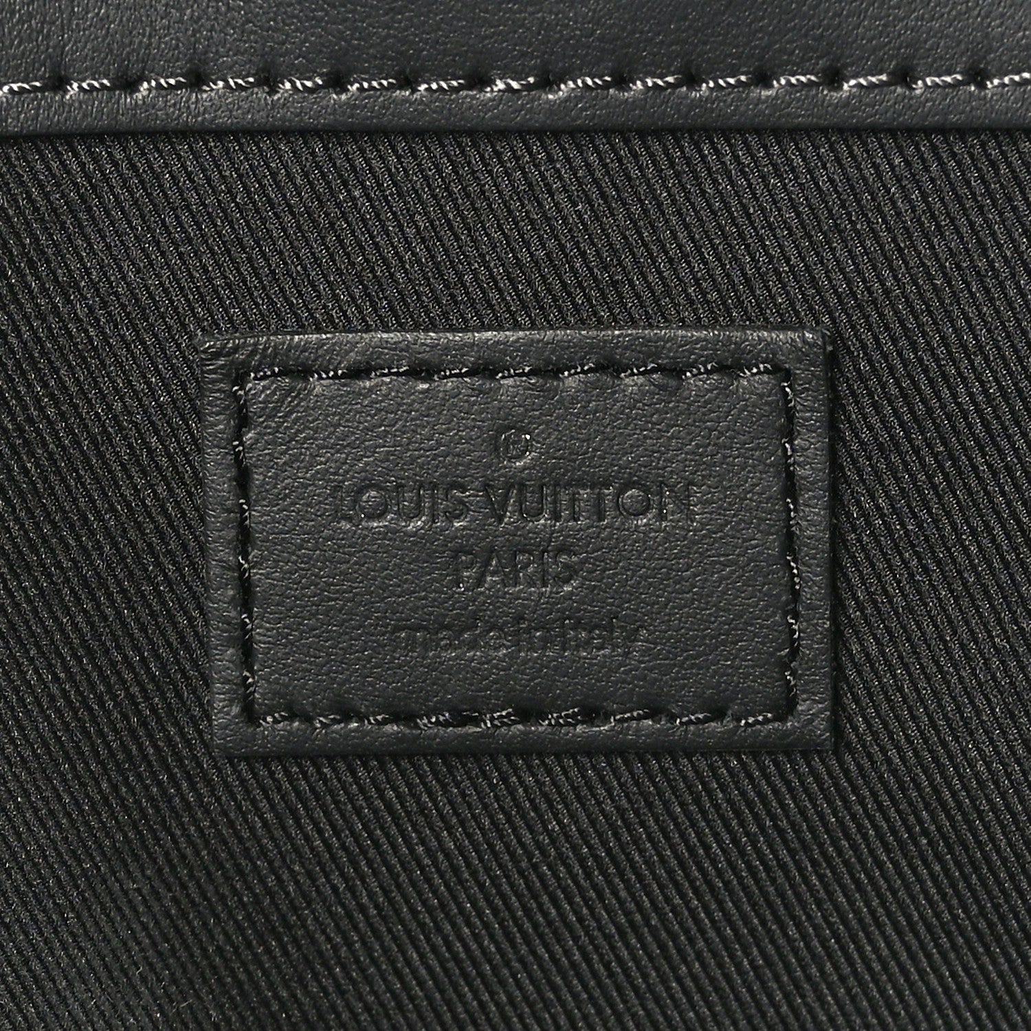 Louis Vuitton Taurillon Monogram Sac Plat 24H Black 6 of 8