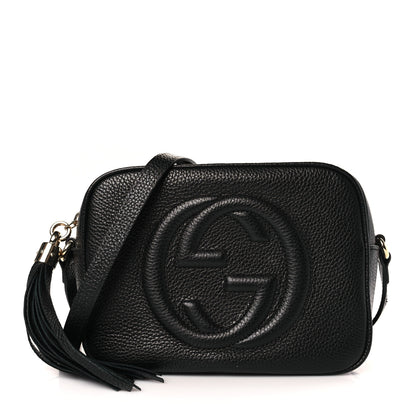 Gucci Pebbled Calfskin Small Soho Disco Bag Black 1 of 9