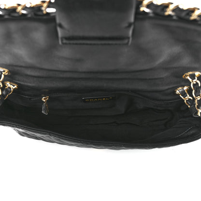Chanel Calfskin Quilted Medium Chain Me Flap Black 4 of 10