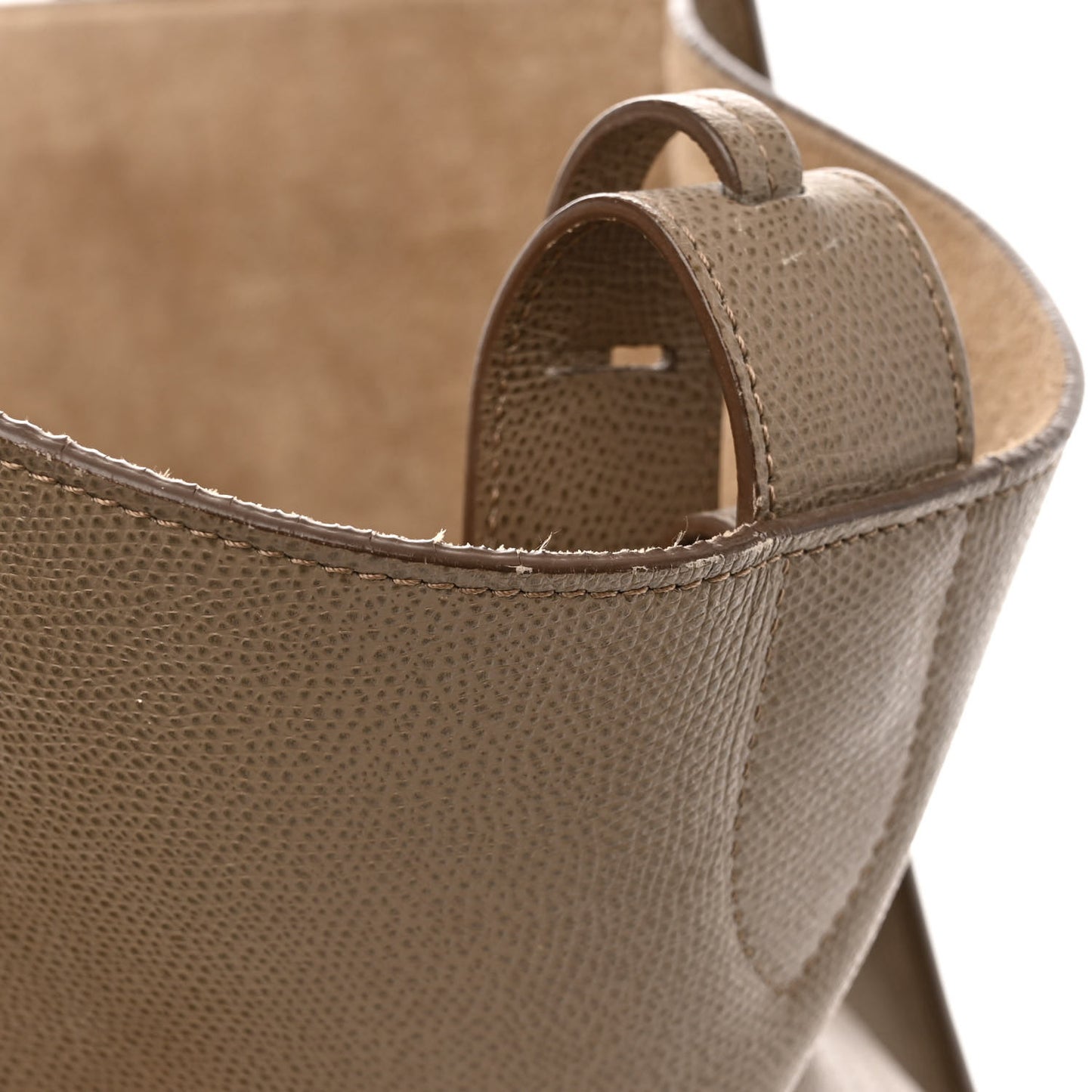 Grained Calfskin Medium Phantom Luggage Taupe