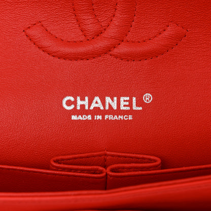 Chanel Patent Calfskin Quilted Medium Double Flap Red 6 of 11