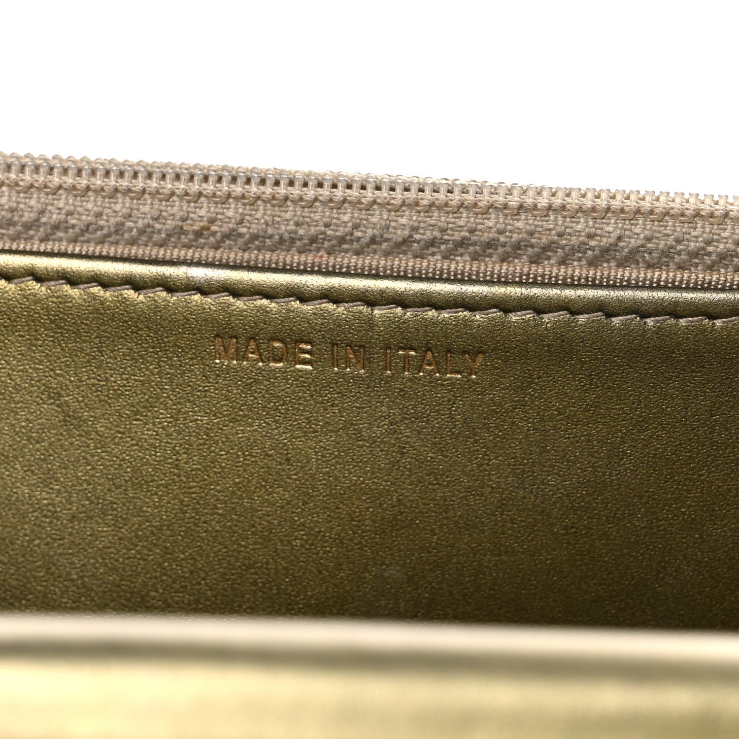 Chanel Metallic Aged Calfskin Quilted Reissue Wallet On Chain WOC Green 11 of 16