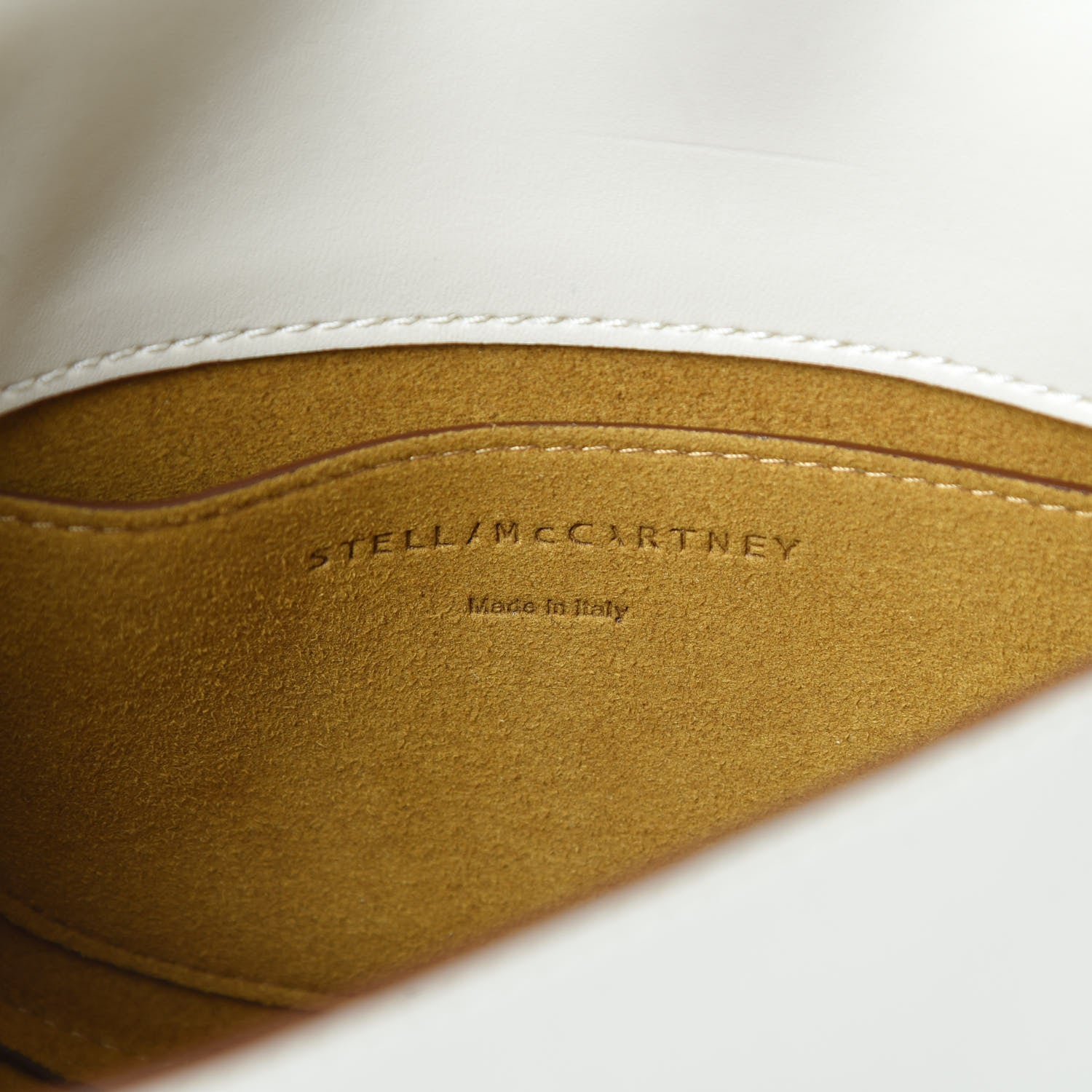 Stella McCartney Eco Soft Alter Nappa Perforated Logo Mini Marlee White 7 of 13