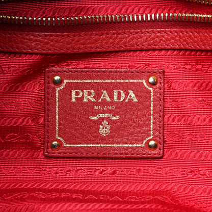 Prada Vitello Daino Tote Rosso 5 of 41