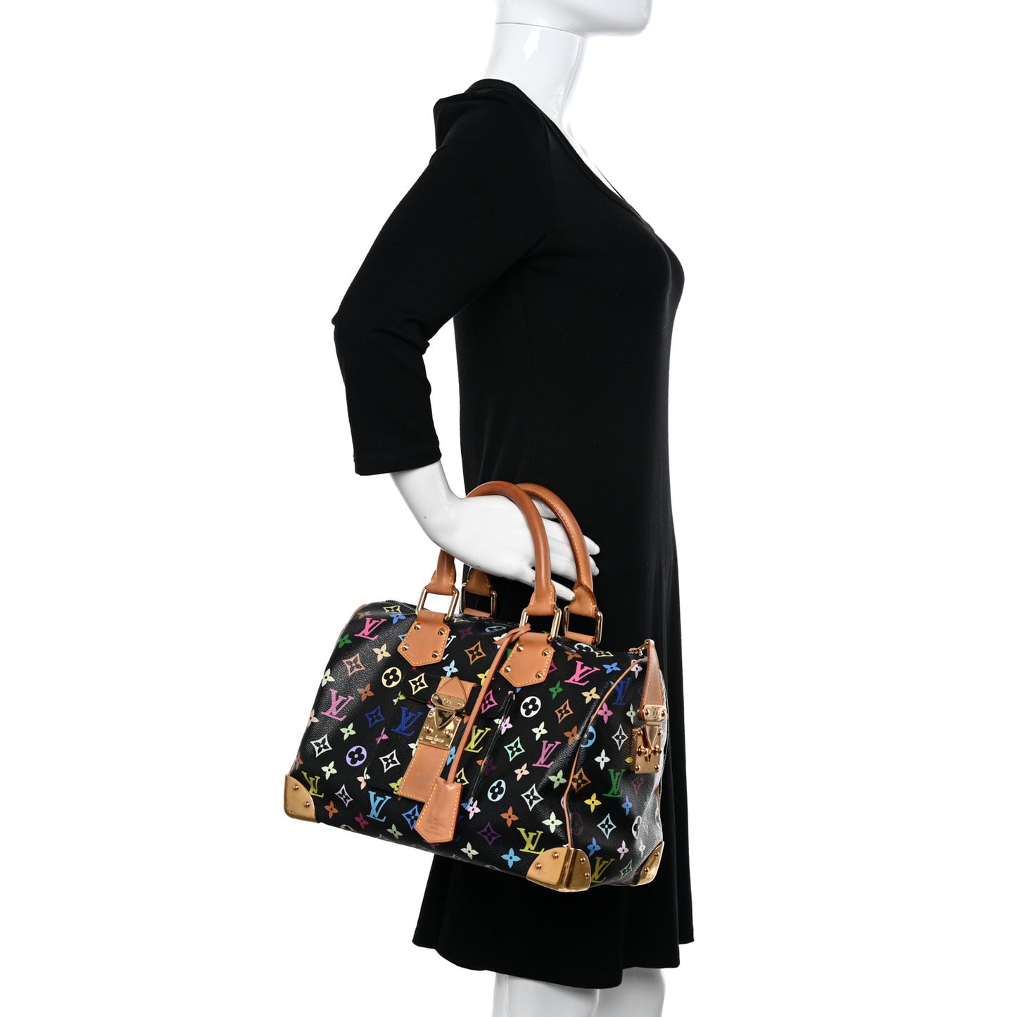 Monogram Multicolor Speedy 30 Black