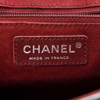 Chanel Caviar Large Half Moon Flap Navy 6 of 12