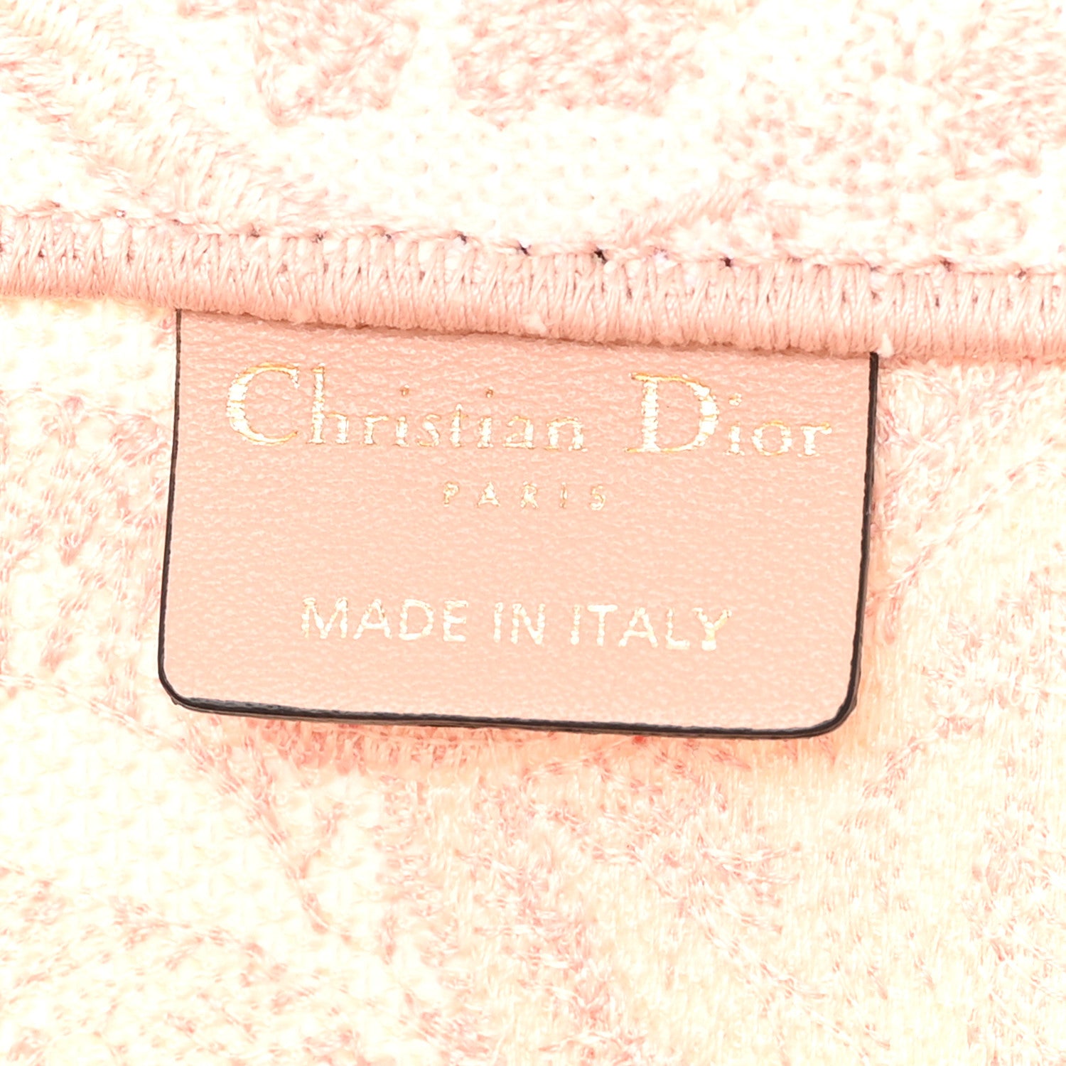 Christian Dior Canvas Toile De Jouy Embroidered Large Book Tote Pink 6 of 12
