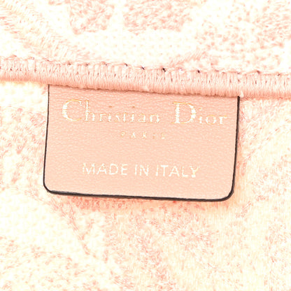 Christian Dior Canvas Toile De Jouy Embroidered Large Book Tote Pink 6 of 12