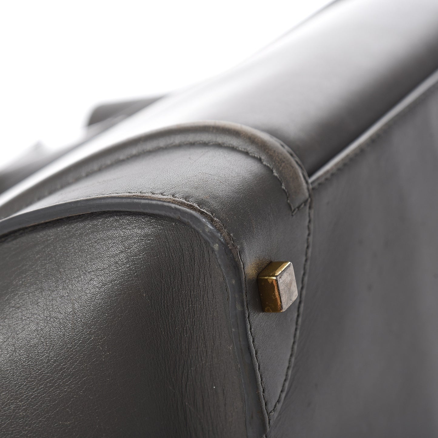Smooth Calfskin Mini Luggage Smoke