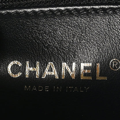 Chanel Caviar Quilted Medium CC Filigree Vanity Case Beige Black 8 of 11