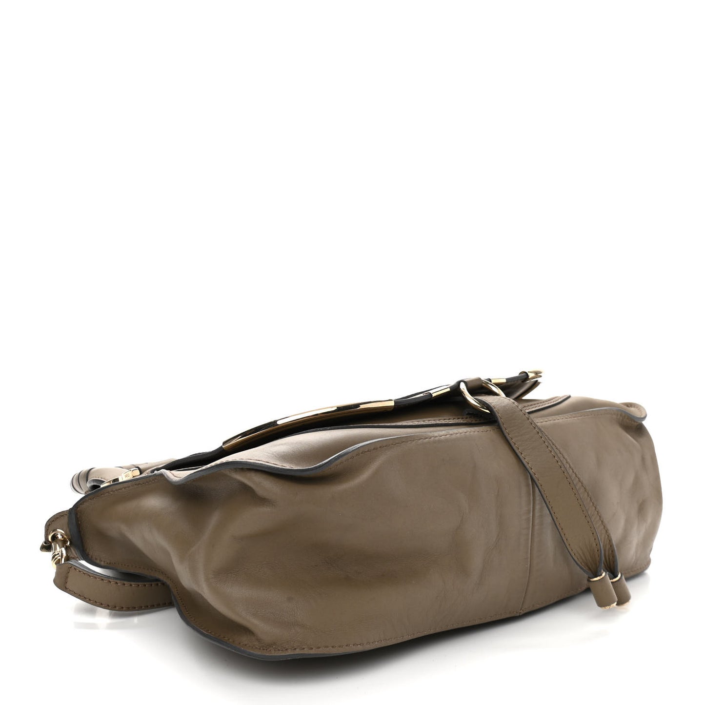 Calfskin Medium Marcie Satchel Anchor Grey