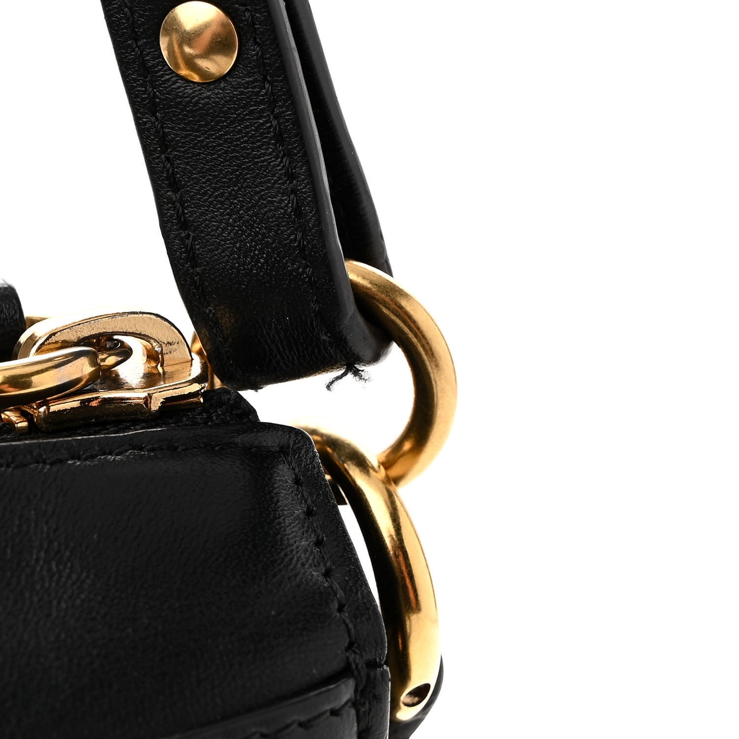 Calfskin Suede Small Roy Bag Black