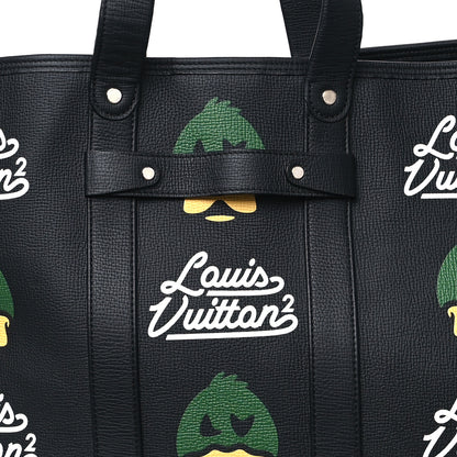 Louis Vuitton X NIGO Taurillon Duck Trolley Tote Black 7 of 10