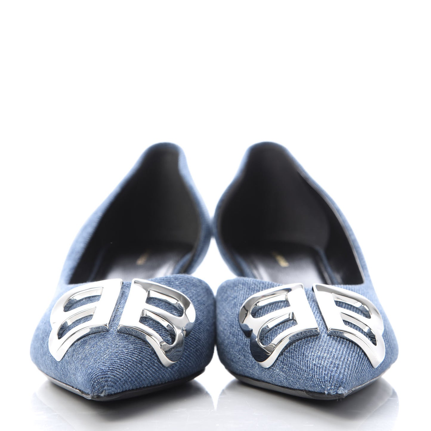 Denim BB D'Orsay Kitten Heel Pump 37 Light Blue