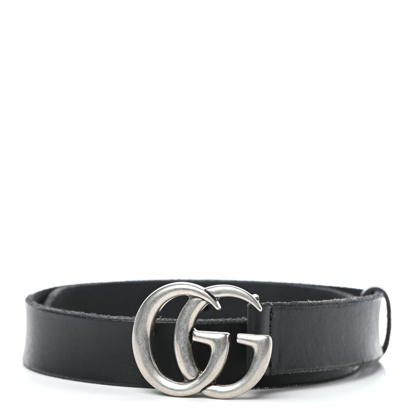 Cuoio Toscano Nickel Double G 30mm Belt 75 30 Black