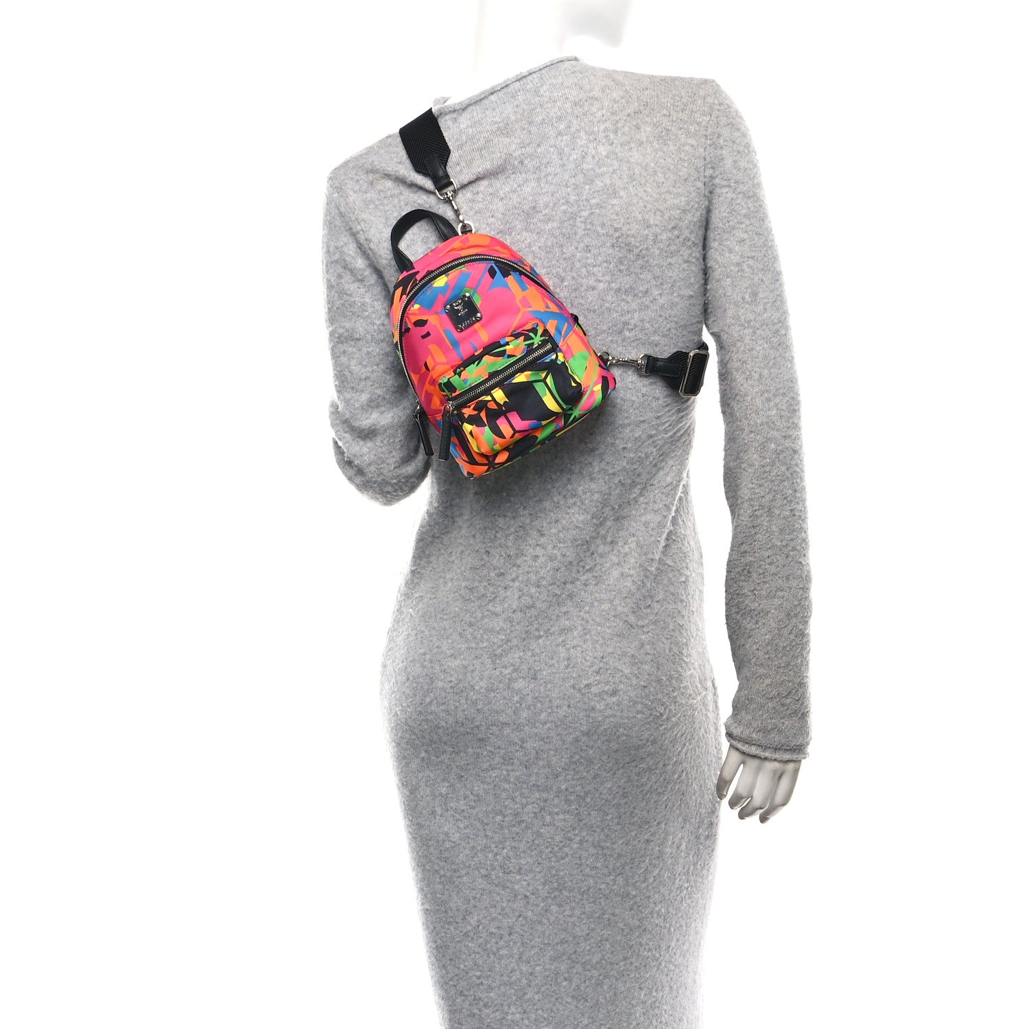MCM Nyon Mini Stark Crossbody Backpack Multicolor 2 of 10