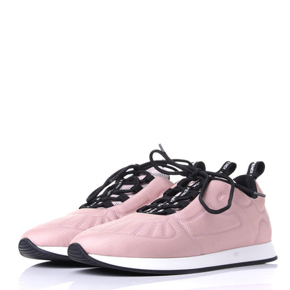 Fendi Nylon FFreedom Sneakers 38 White Rosa 3 of 11