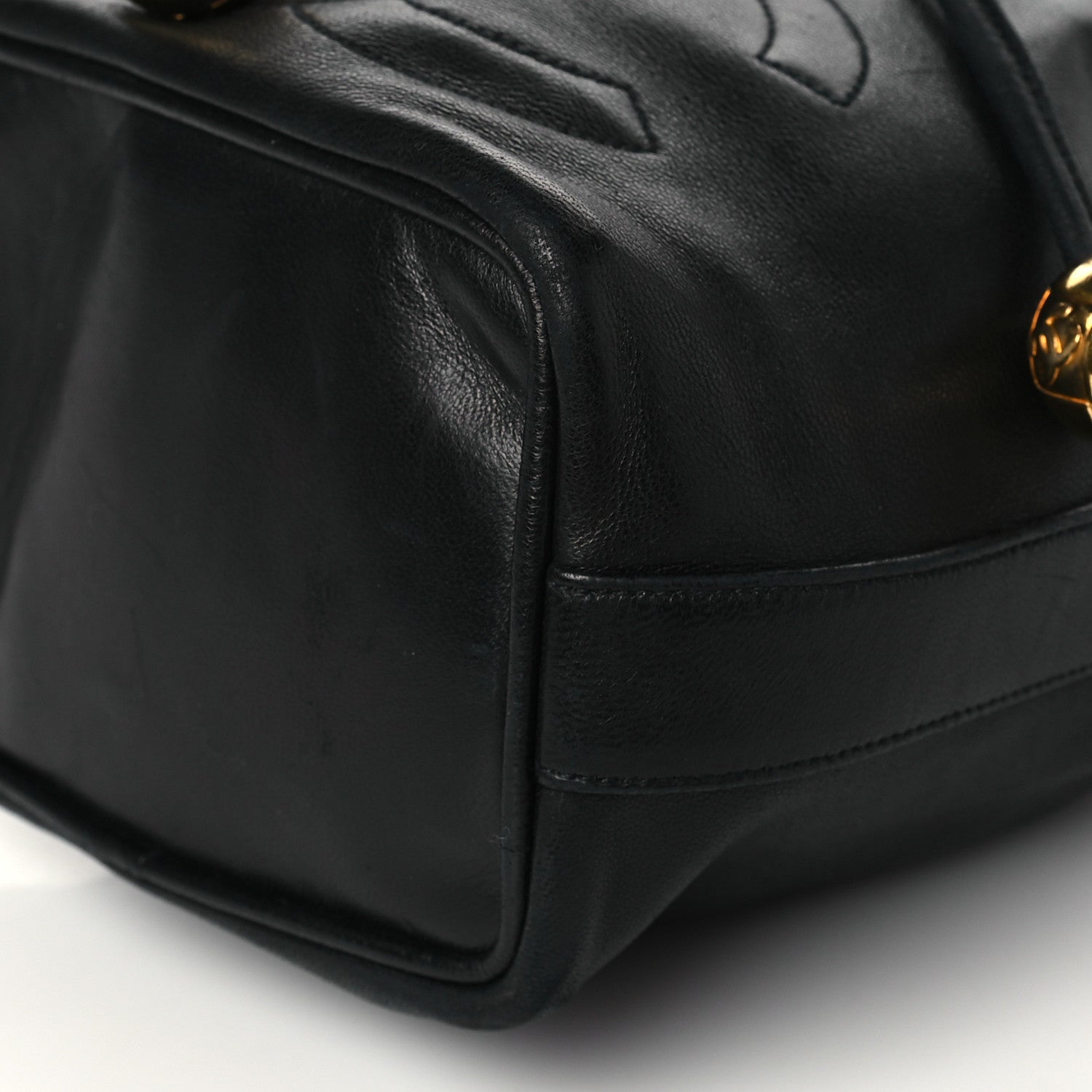 Chanel Lambskin Mini CC Drawstring Bag Black 20 of 25