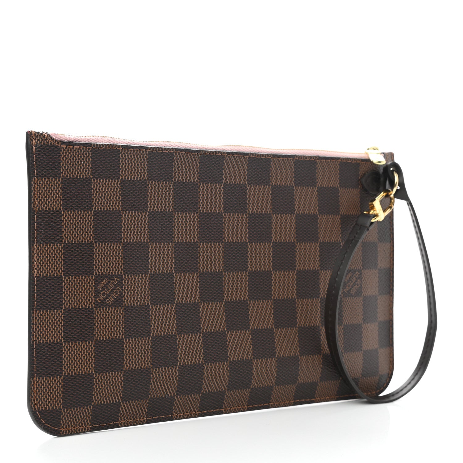Louis Vuitton Damier Ebene Neverfull MM GM Pochette Rose Ballerine 3 of 7