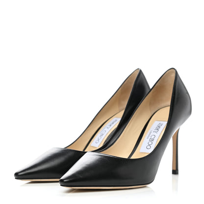 Jimmy Choo Calfskin Romy 85 Pumps 36 Black 3 of 9