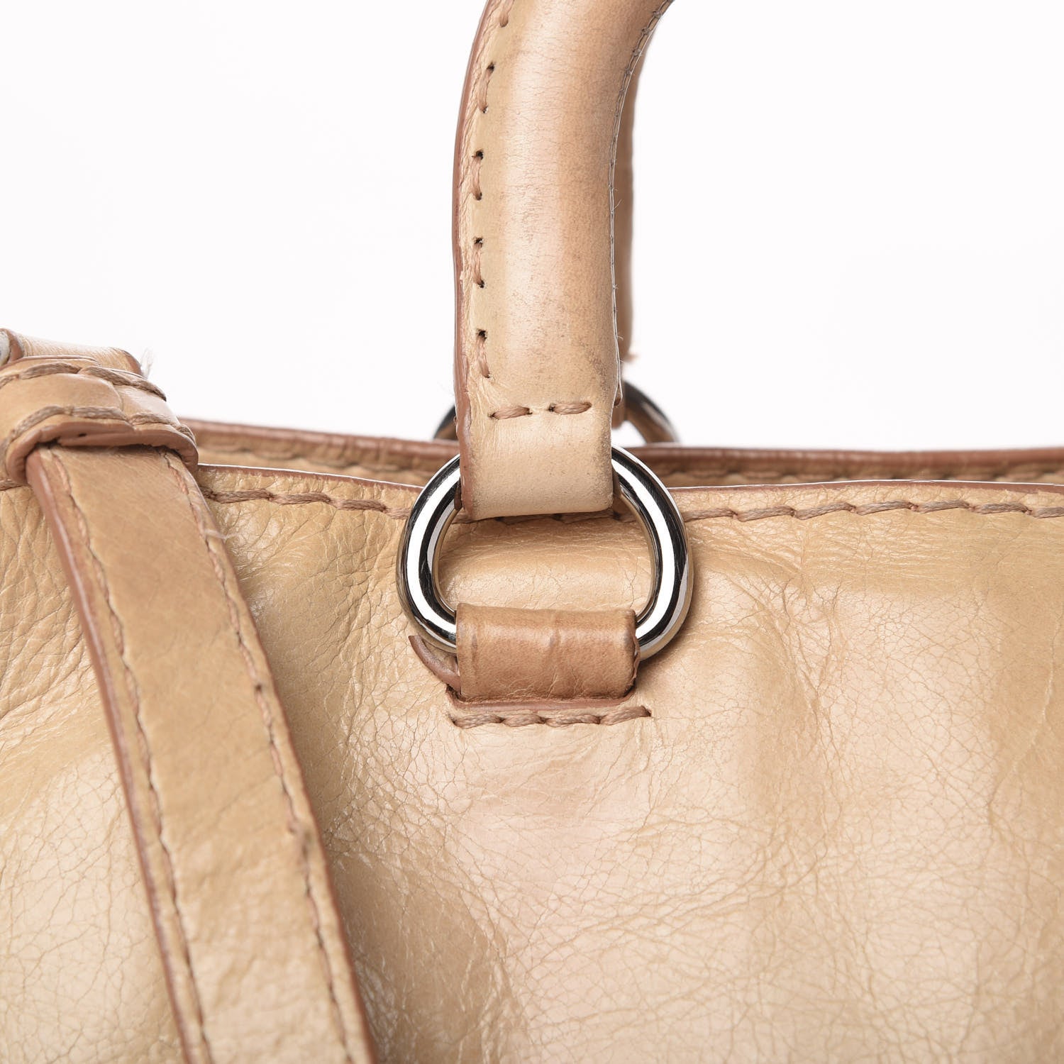 Prada Vitello Shine Tote Cammeo 14 of 16