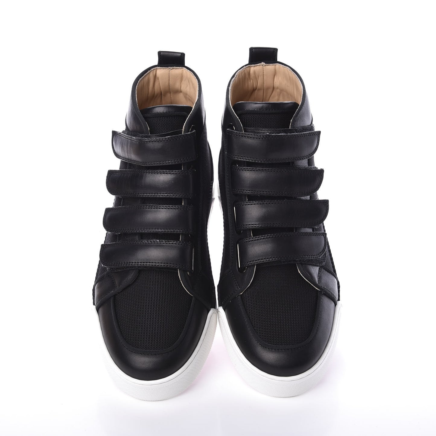 Calfskin Mens Rankiddo High Top Sneakers 40.5 Black
