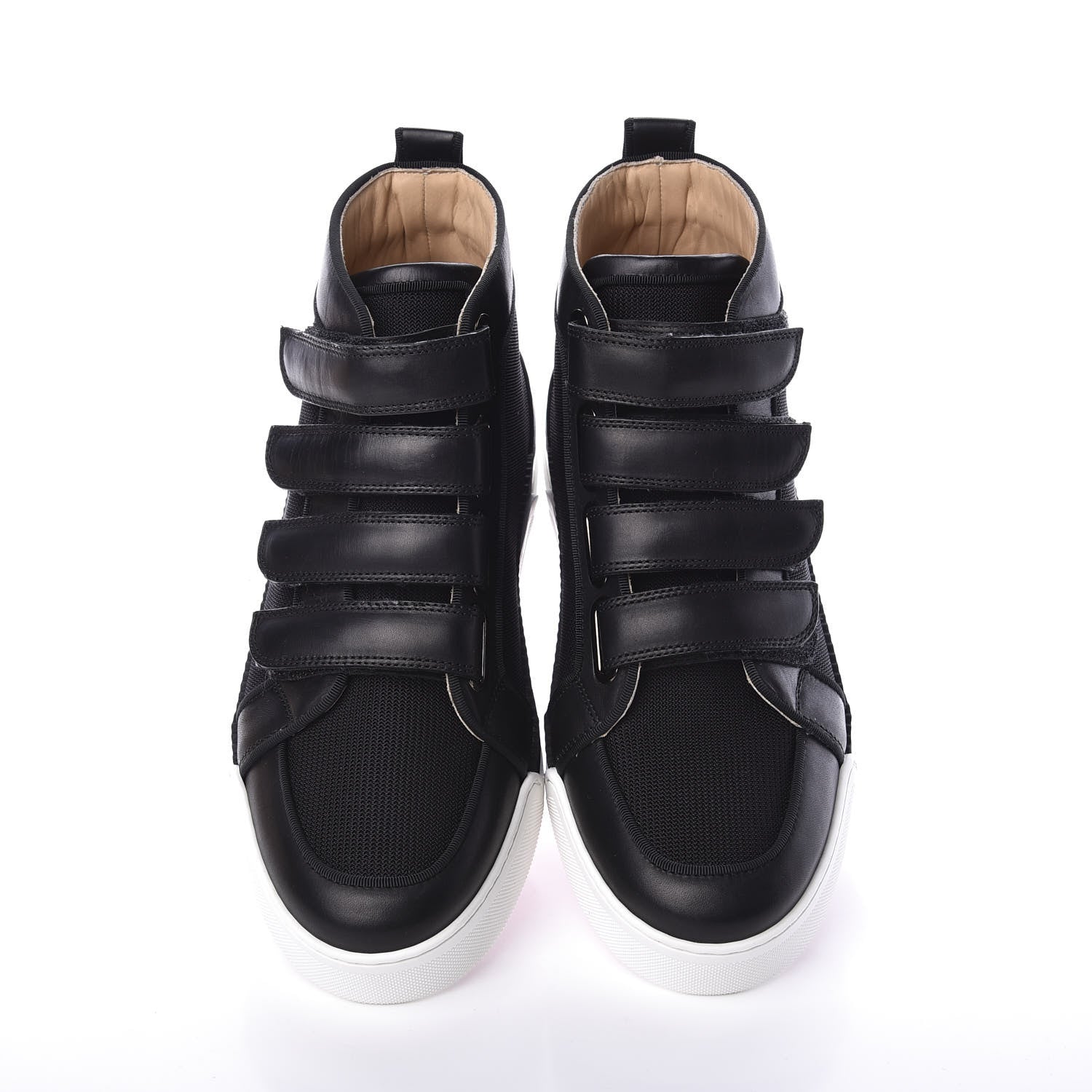 Christian Louboutin Calfskin Mens Rankiddo High Top Sneakers 40.5 Black 5 of 11