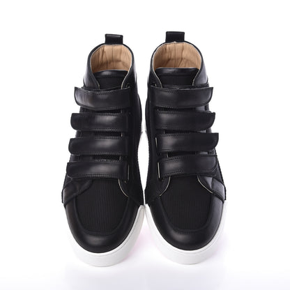 Christian Louboutin Calfskin Mens Rankiddo High Top Sneakers 40.5 Black 5 of 11