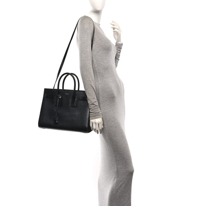Saint Laurent Calfskin Small Sac De Jour Black 2 of 9