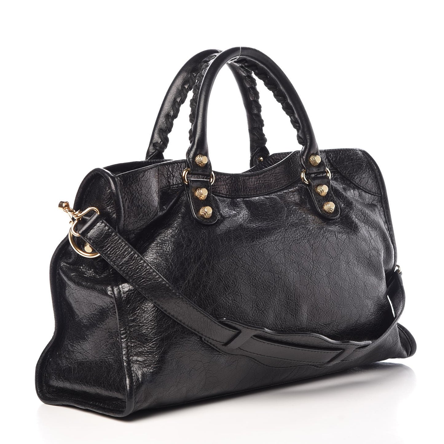 Agneau Giant 12 Gold Hardware City Black
