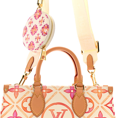 Louis Vuitton Monogram Tiles By The Pool OnTheGo East West Coral 7 of 12
