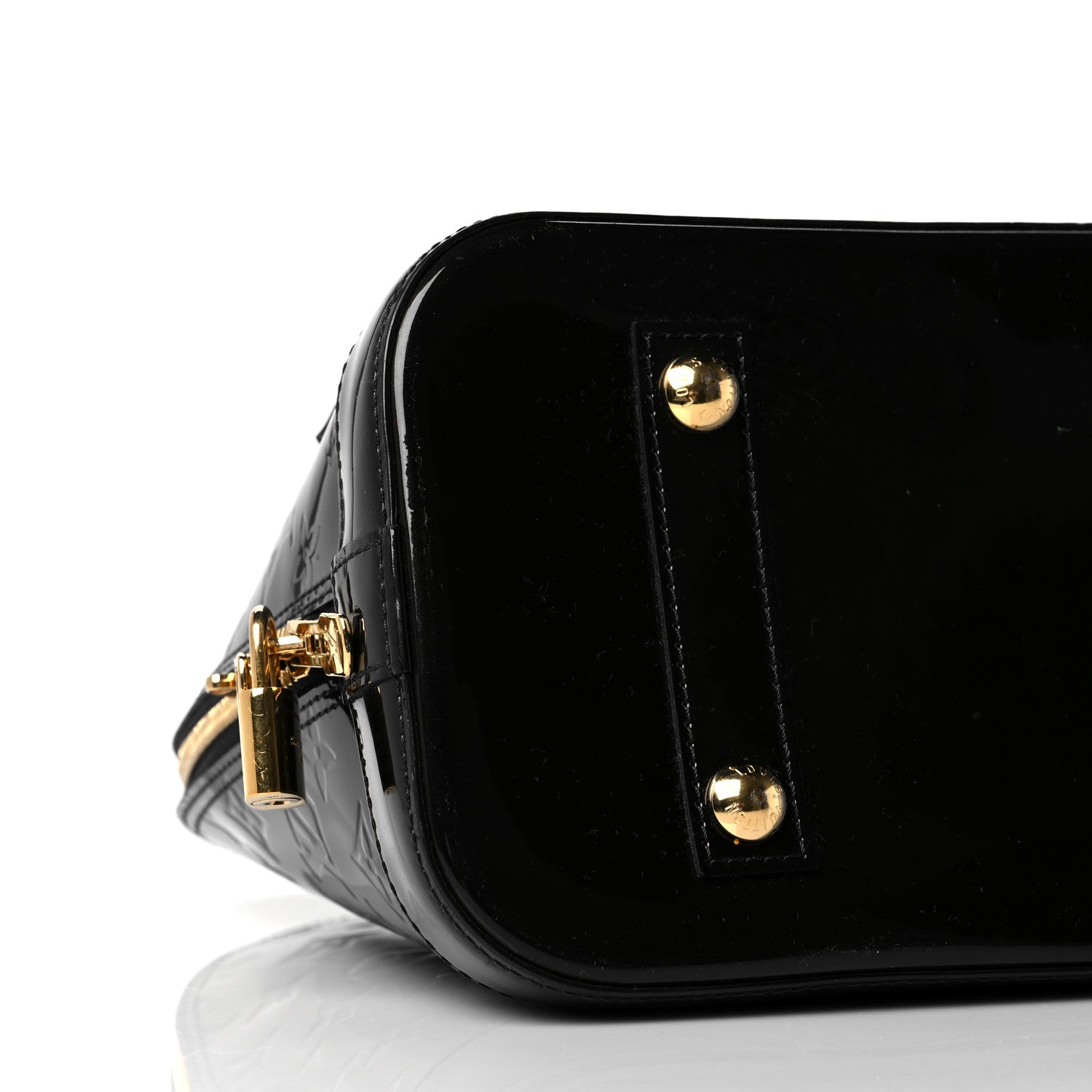Louis Vuitton Vernis Alma PM Black 7 of 8