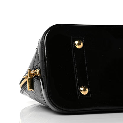 Louis Vuitton Vernis Alma PM Black 7 of 8