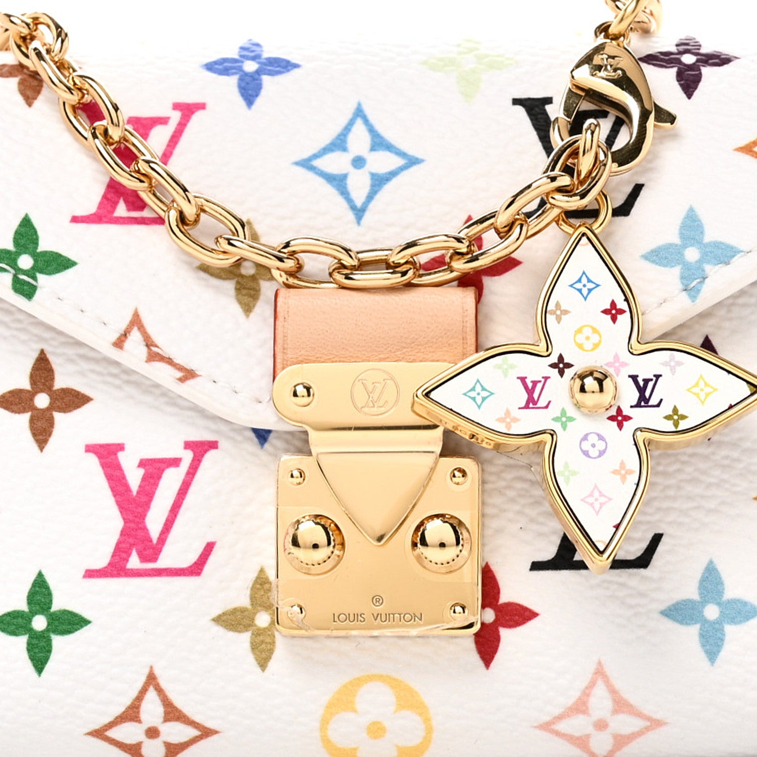 Louis Vuitton LV X TM Monogram Multicolor Pouch Metis Belt White 7 of 10