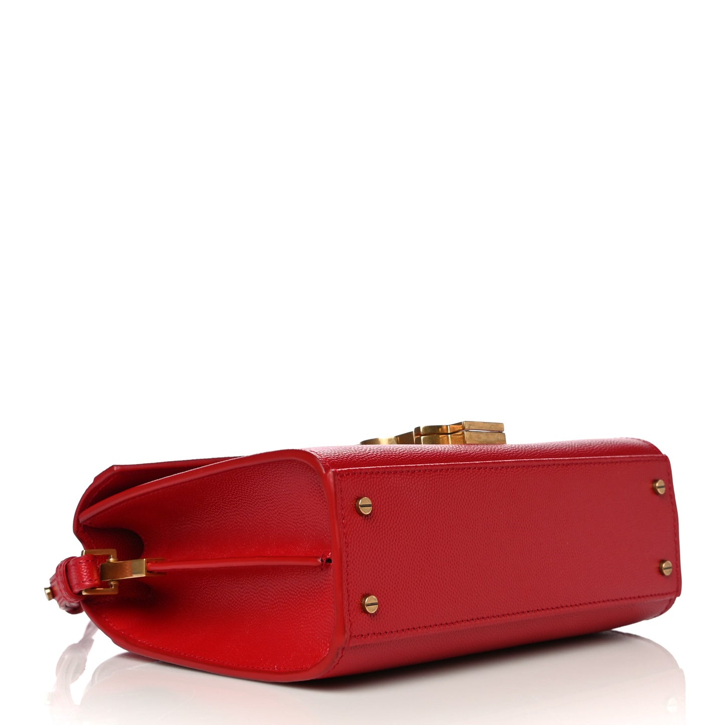 Grain de Poudre Mini Classic Monogram Cassandra Top Handle Red