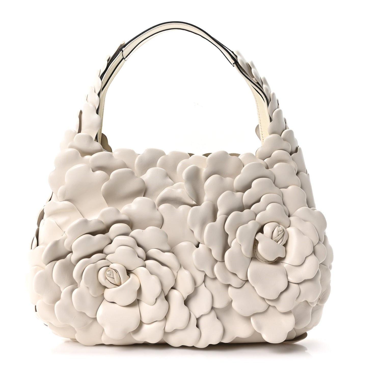 Nappa Atelier 03 Rose Edition Small Hobo White