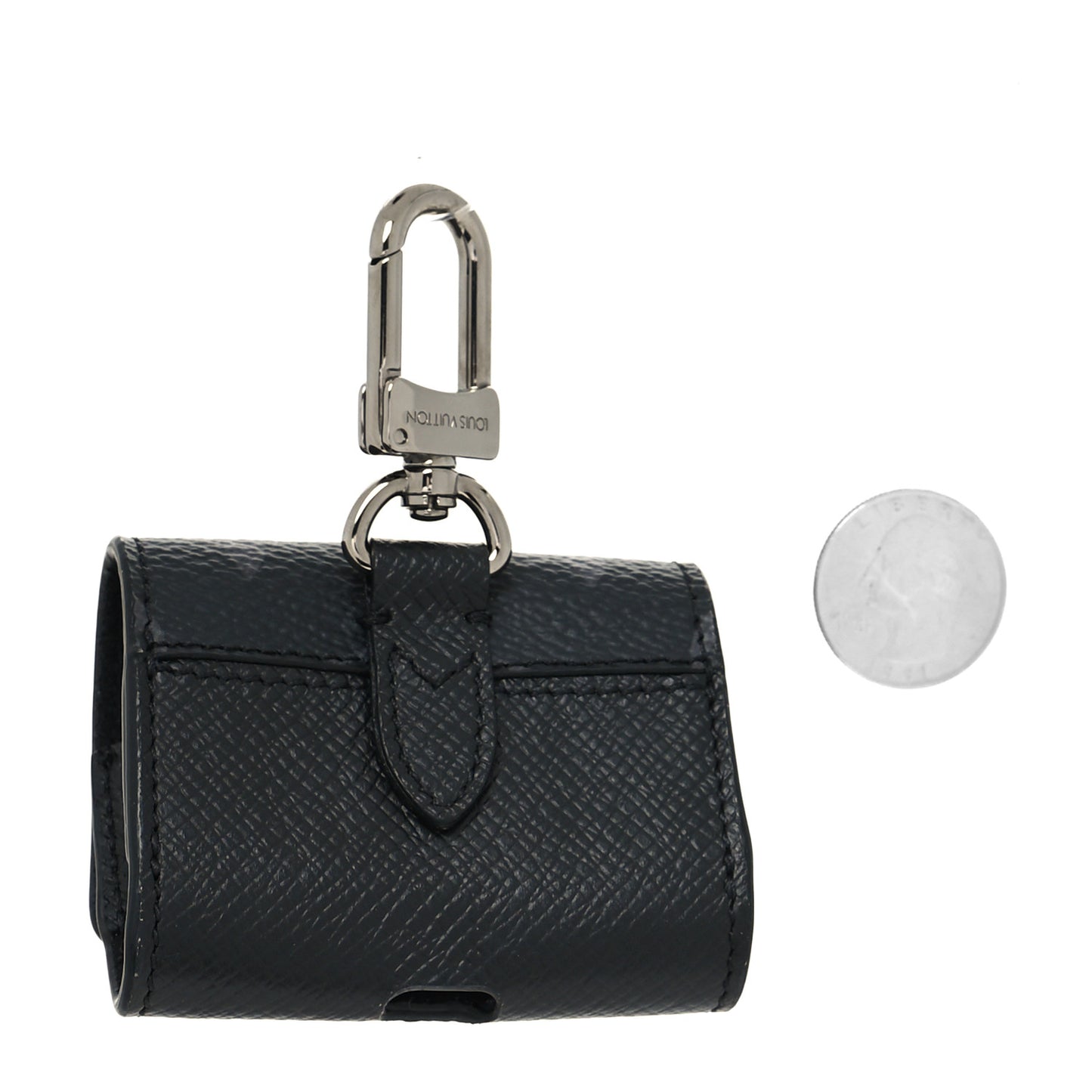 Monogram Eclipse Taiga Earphones Pouch Bag Charm