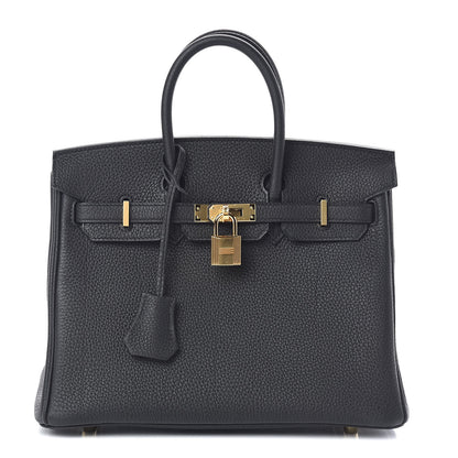 Hermes Togo Birkin 25 Black 1 of 34
