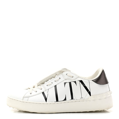 Valentino Garavani Calfskin VLTN Rockstud Open Sneakers 36 White 1 of 10