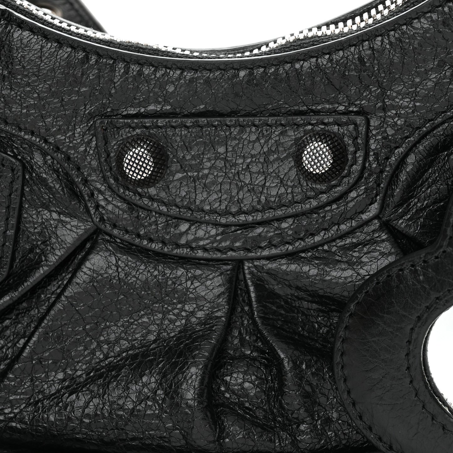 Agneau Arena Le Cagole Shoulder Bag XS Black